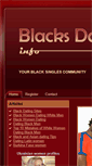 Mobile Screenshot of blacks-dating-info.com